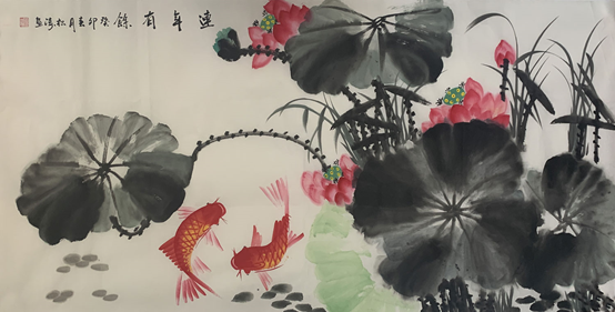 曾松涛	连年有余-1	137x68.5