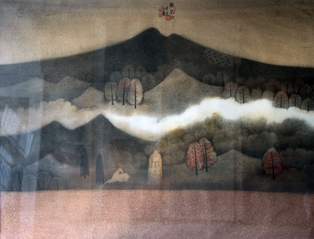 黄红涛国画作品,尺寸为123x88.5