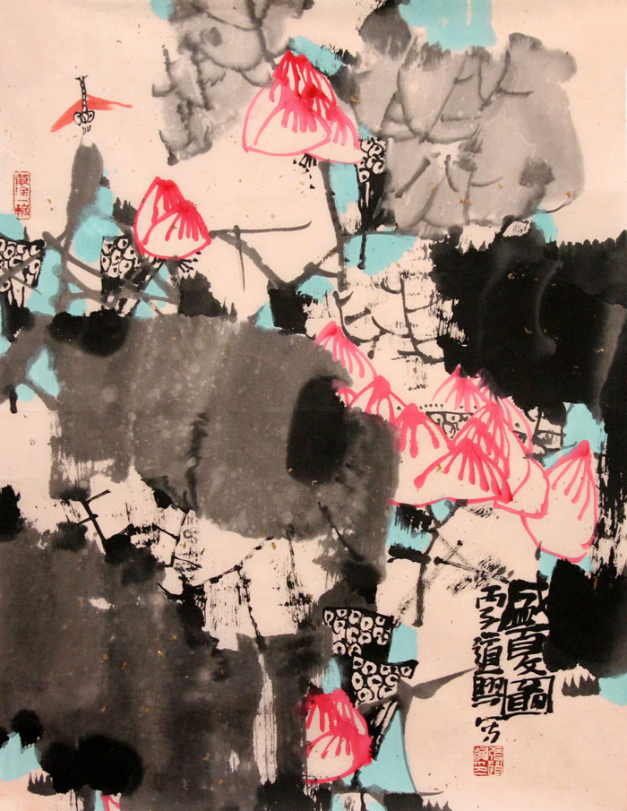 张道兴国画作品,尺寸为66*51