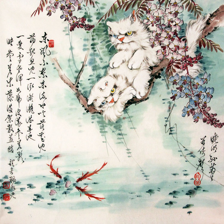 孙菊生国画作品,尺寸为67*68.5