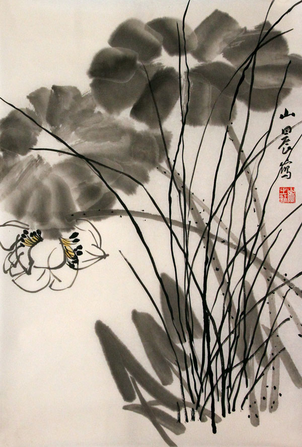姚山晨国画作品,尺寸为69*47