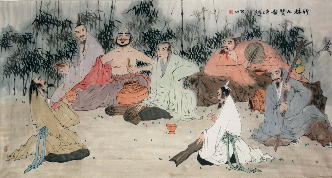 巴山国画作品,尺寸为182*96.5