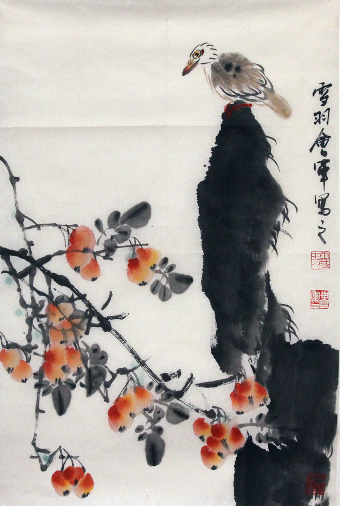 申会军国画作品,尺寸为69*46