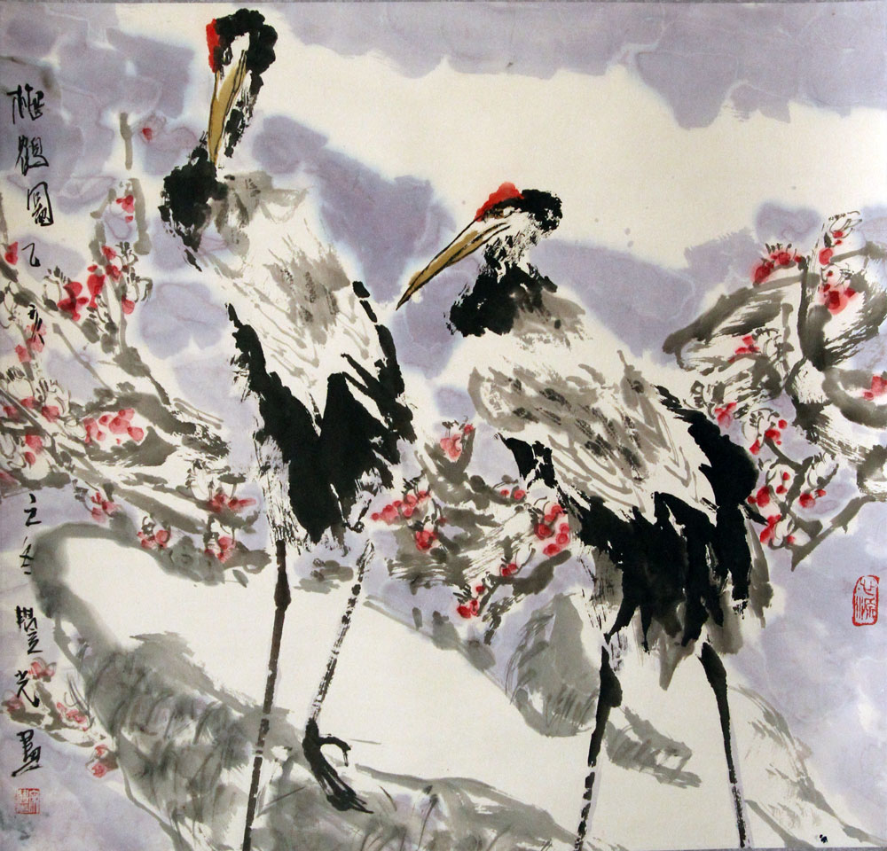 【已售】宋丰光国画作品,尺寸为69*66