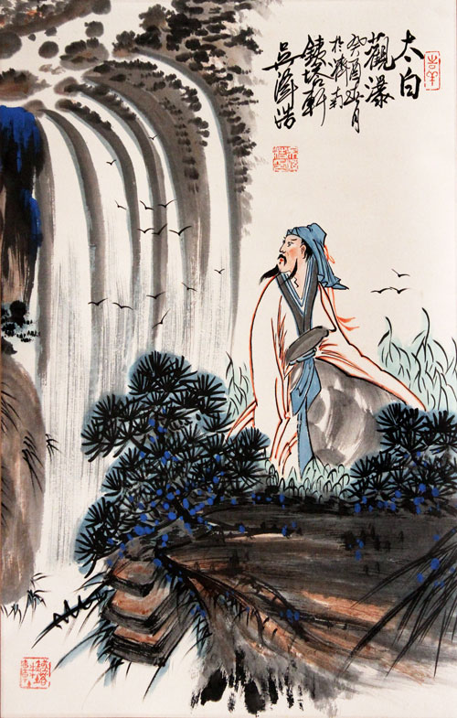 吴泽浩国画作品,尺寸为68x44