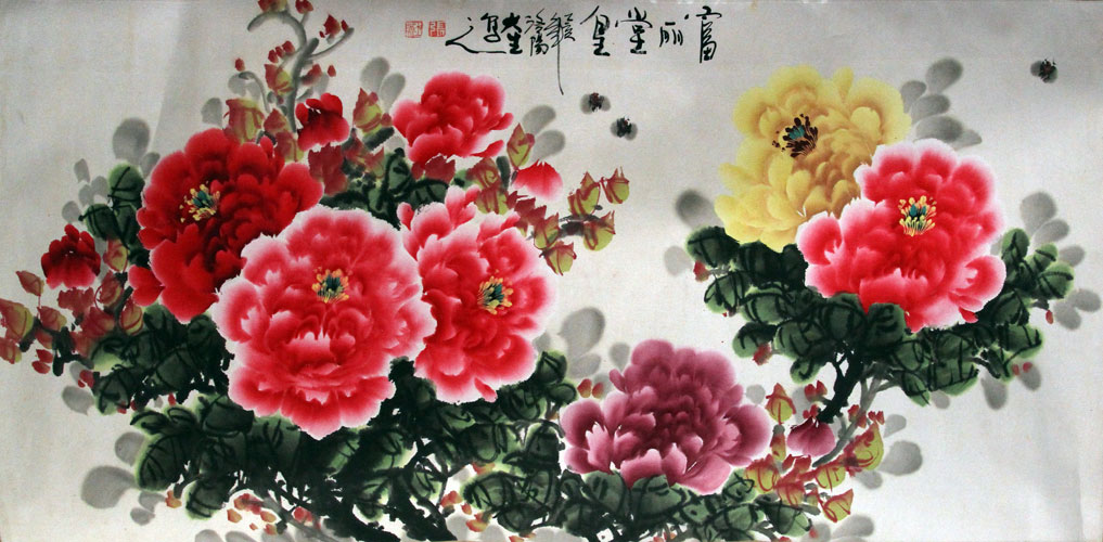 张大生国画作品,尺寸为4尺